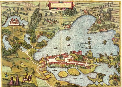 Plon, Alemania de Georg and Hogenberg Franz (1535 90) Braun