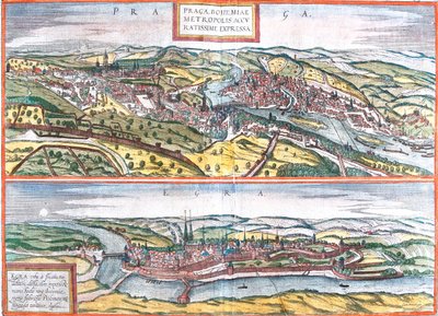 Praga, Cheb, República Checa de Georg and Hogenberg Franz (1535 90) Braun