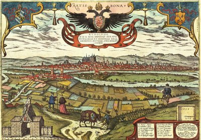 Ratisbona, Alemania de Georg and Hogenberg Franz (1535 90) Braun