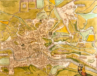 Roma, Italia de Georg and Hogenberg Franz (1535 90) Braun