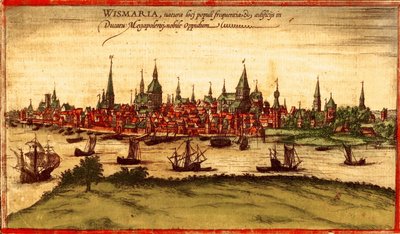 Rostock, Alemania de Georg and Hogenberg Franz (1535 90) Braun