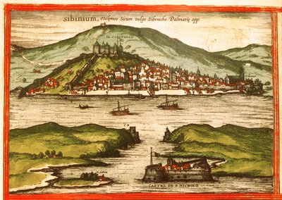 Sibenik, Croacia de Georg and Hogenberg Franz (1535 90) Braun