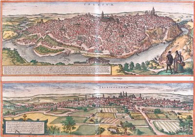 Toledo, Valladolid, Spain de Georg and Hogenberg Franz (1535 90) Braun