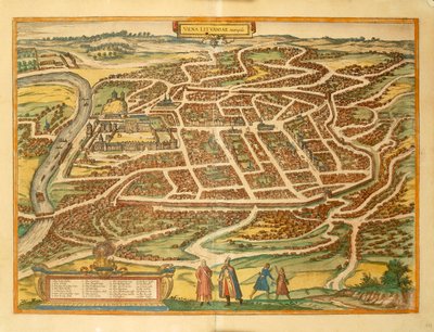 Vilna del Civitates Orbis Terrarum de Georg Braun de Georg Braun and Hogenberg Franz
