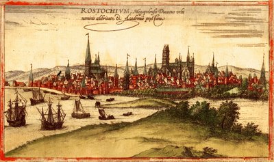 Wismar, Alemania de Georg and Hogenberg Franz (1535 90) Braun