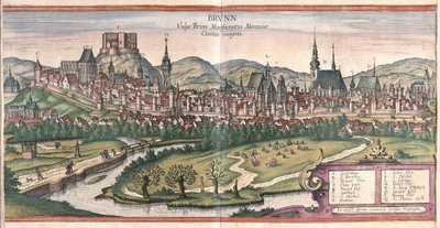 Brno, República Checa de Georg Braun and Hogenberg Franz