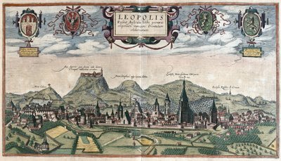 Leópolis (Lviv), Ucrania (grabado) de Georg Braun and Hogenberg Franz