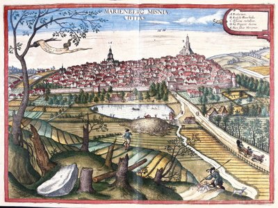 Marienberg, Sajonia, Alemania de Georg Braun and Hogenberg Franz