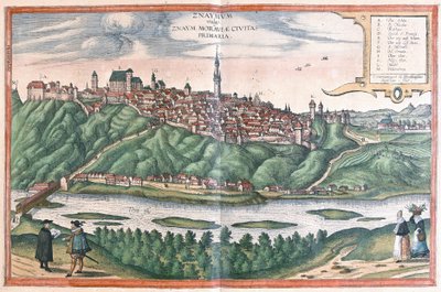 Znojmo, República Checa de Georg Braun and Hogenberg Franz