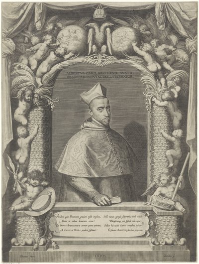 Retrato de Albrecht, archiduque de Austria, con atuendo cardenalicio de Georg van de Velden