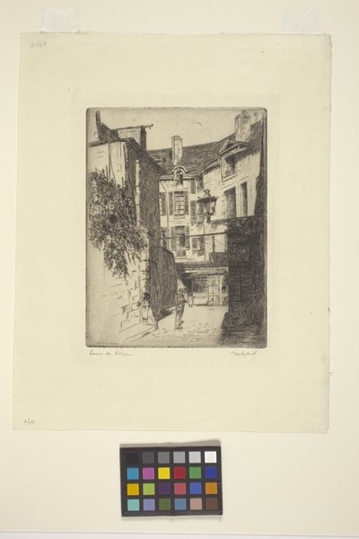 Cour De Rohan (tinta) de George Charles Aid