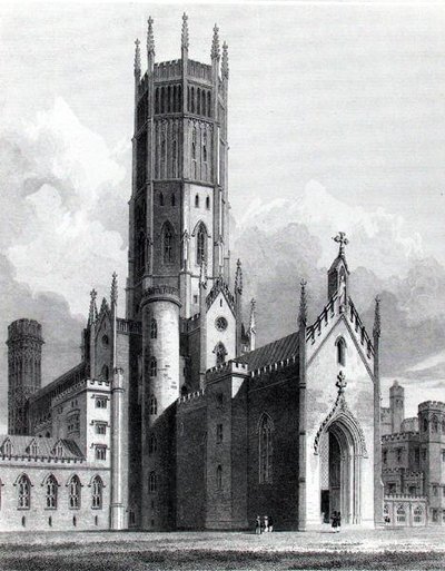 Abadía de Fonthill desde el noroeste, 