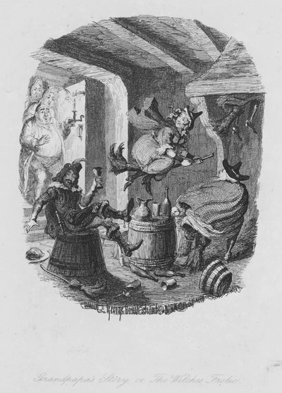 La historia del abuelo o la juerga de las brujas de George (after) Cruikshank