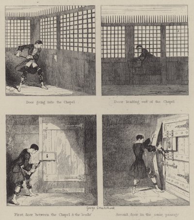 Ilustración para Jack Sheppard (grabado) de George (after) Cruikshank