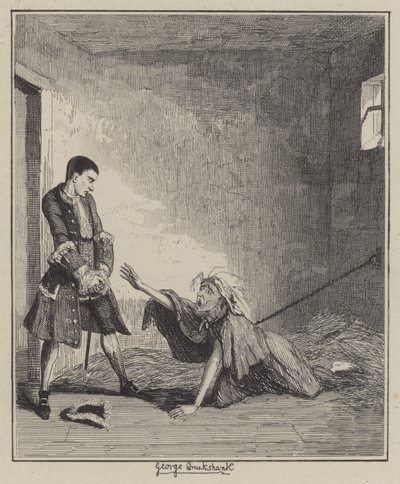 Ilustración para Jack Sheppard (grabado) de George (after) Cruikshank