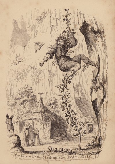 Jack y las habichuelas (grabado) de George (after) Cruikshank