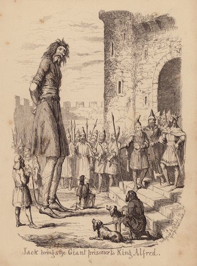 Jack y las habichuelas (grabado) de George (after) Cruikshank