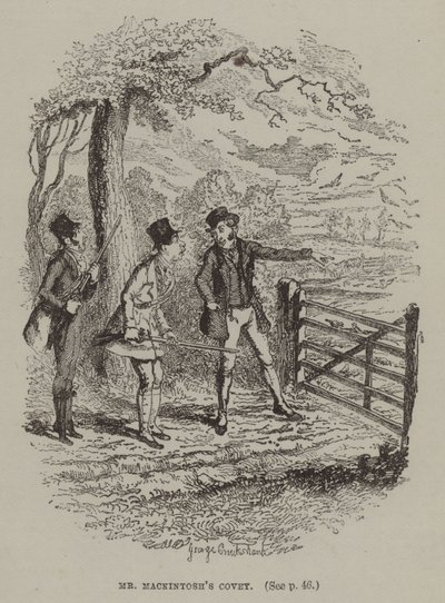 La bandada del Sr. Mackintosh de George (after) Cruikshank