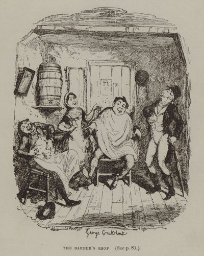 La barbería de George (after) Cruikshank