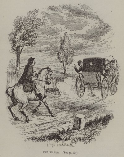 La apuesta de George (after) Cruikshank