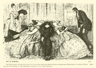 Arte en excelsis (grabado) de George (after) Du Maurier