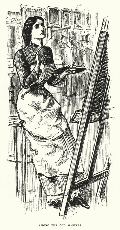 Ilustración para Trilby de George du Maurier de George (after) Du Maurier
