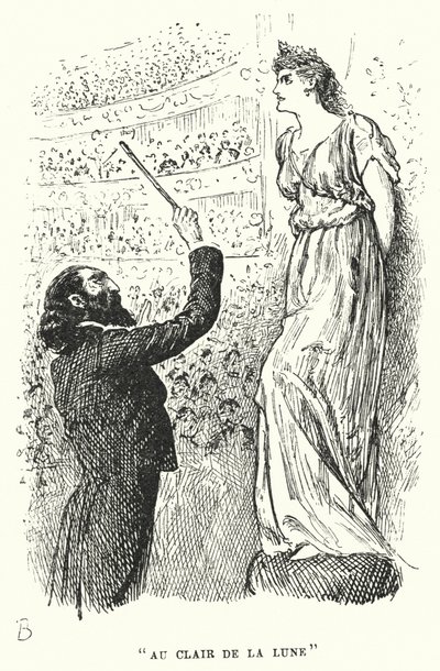 Ilustración para Trilby de George du Maurier de George (after) Du Maurier