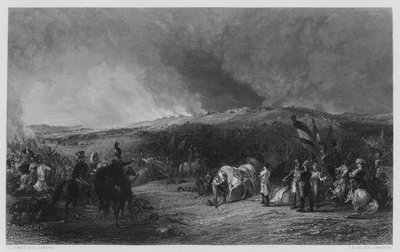 La Batalla de Borodino, del cuadro en la Galería Vernon de George (after) Jones