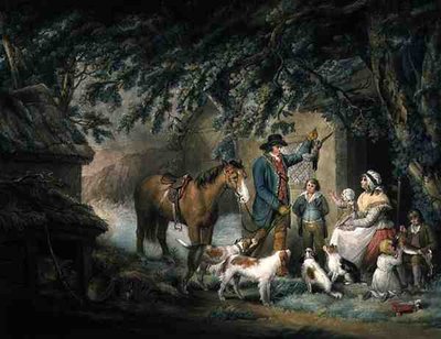 Tarde, o El Regreso del Deportista de George (after) Morland