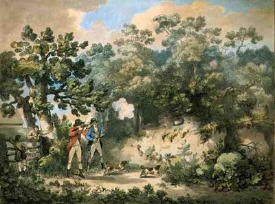 Caza de faisanes de George (after) Morland