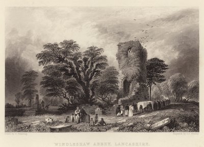 Abadía de Windleshaw, Lancashire de George (after) Pickering