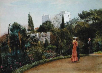 Paisaje italianizante de George 9th Earl of Carlisle Howard