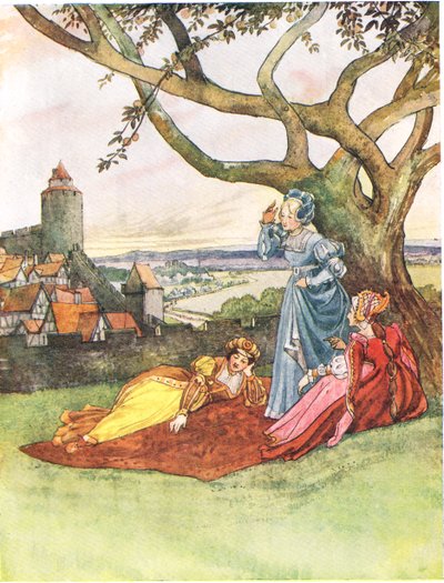 Las tres princesas, ilustración de 
