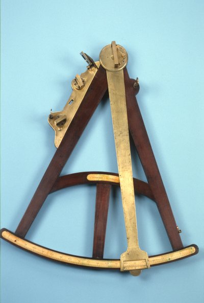 Cuadrante de Hadley de 18 pulgadas o octante, c.1760 de George Adams