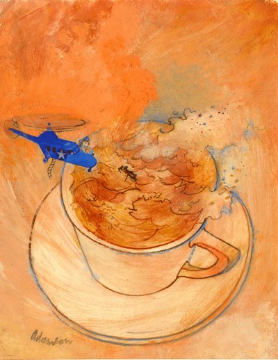 Tormenta en una taza de té, 1970s de George Adamson