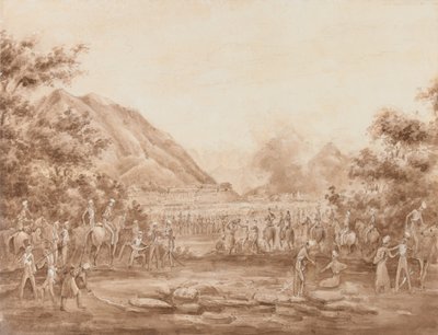 El gran bazar en llamas, Kabul de George Alfred Croly