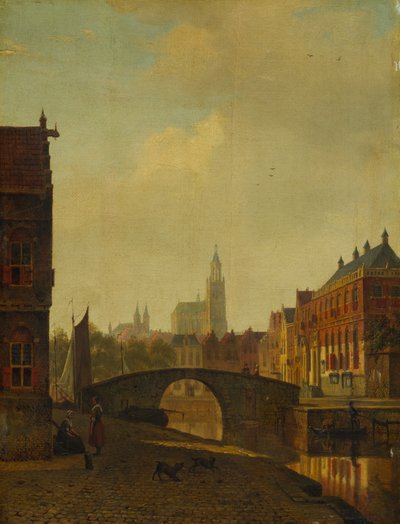 Vista imaginaria de Arnhem de George Andries Roth