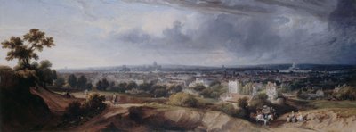 París vista desde las alturas de Montmartre de George Arnald