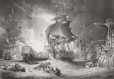 La Batalla del Nilo, 1 de agosto de 1798, de 