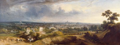 Vista de París desde Montmartre, 1829 de George Arnald