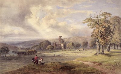 Vista de la Abadía de Kirkstall, Leeds de George Arthur Fripp