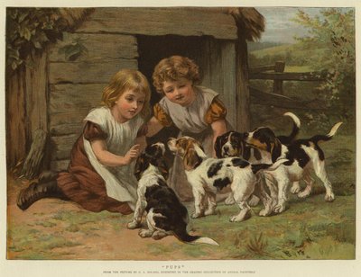 Cachorros de George Augustus Holmes