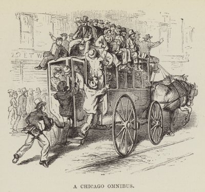 Un ómnibus de Chicago de George Augustus Sala