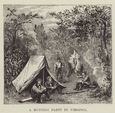 Una partida de caza en Virginia de George Augustus Sala