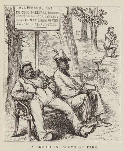 Un boceto en Fairmount Park de George Augustus Sala