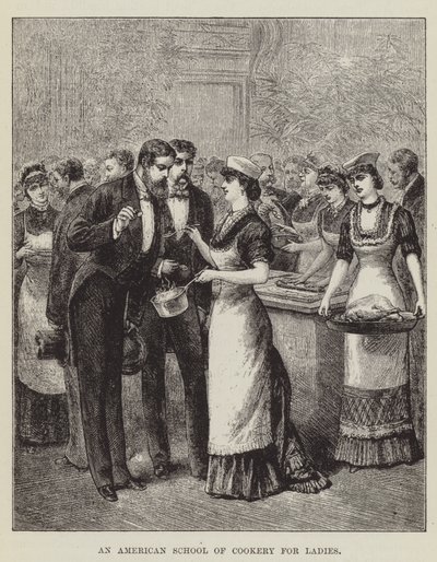 Una escuela americana de cocina para damas de George Augustus Sala