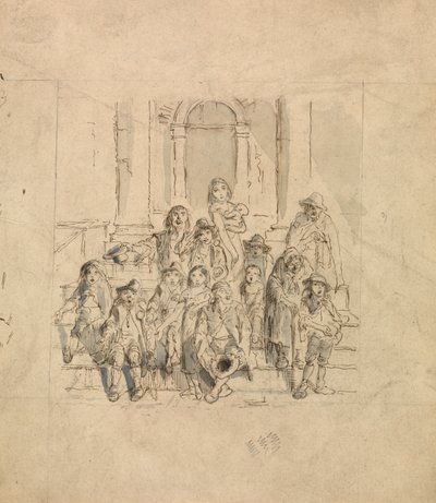 Mendigos de George Augustus Sala