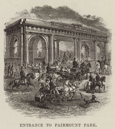 Entrada a Fairmount Park de George Augustus Sala