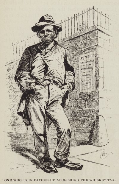 Uno que está a favor de abolir el impuesto al whisky de George Augustus Sala