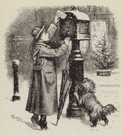 Enviando una carta de George Augustus Sala